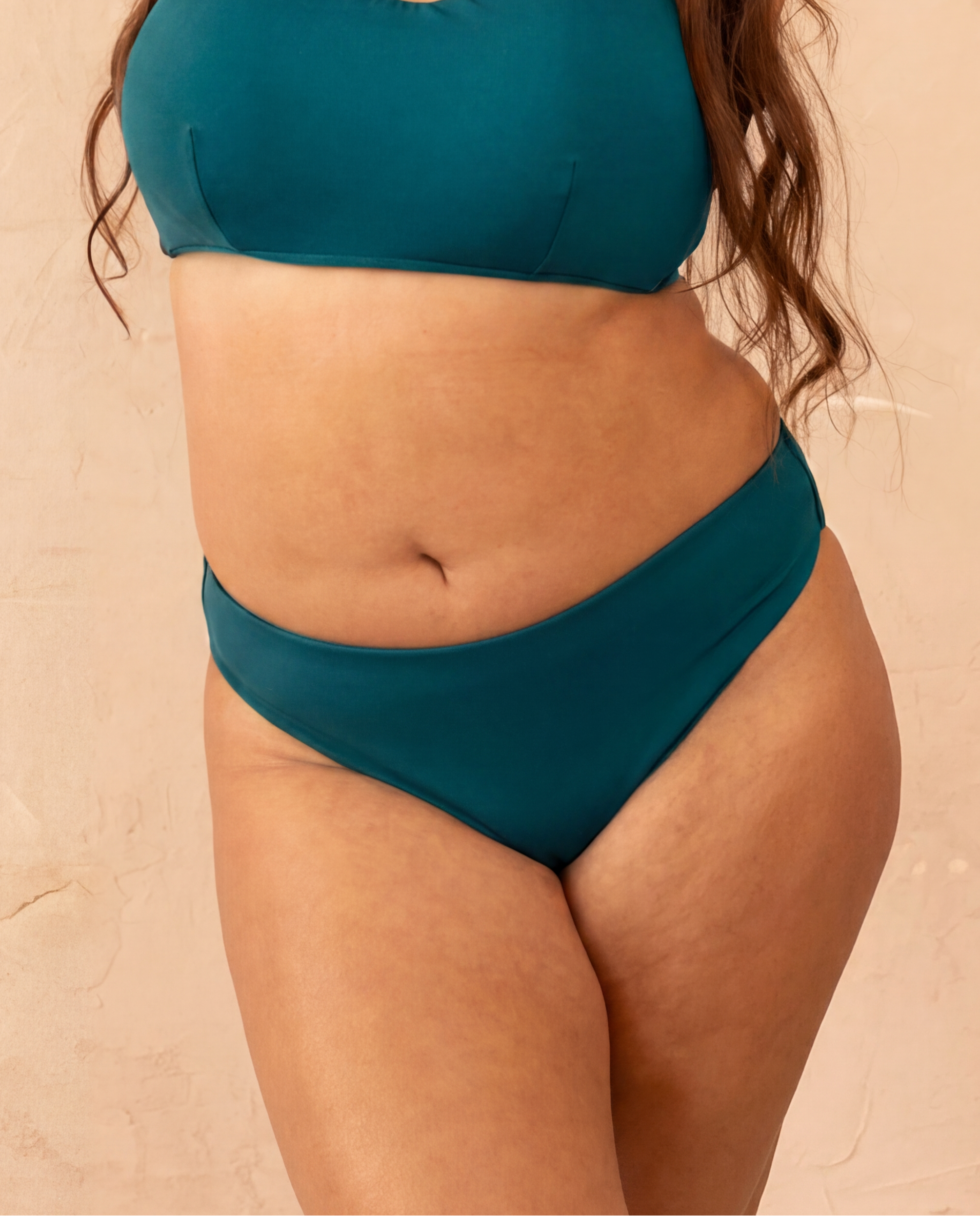 High Leg Brief Bottom - Deep Sea