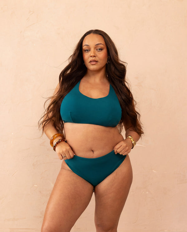 Dassia Sculpt Fuller Bust Bra Top - Deep Sea
