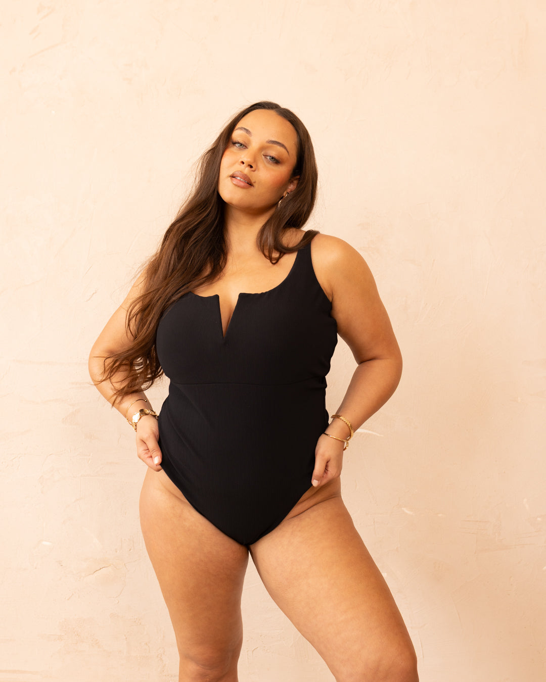 Varadero Sculpt One-piece - Noir Rib