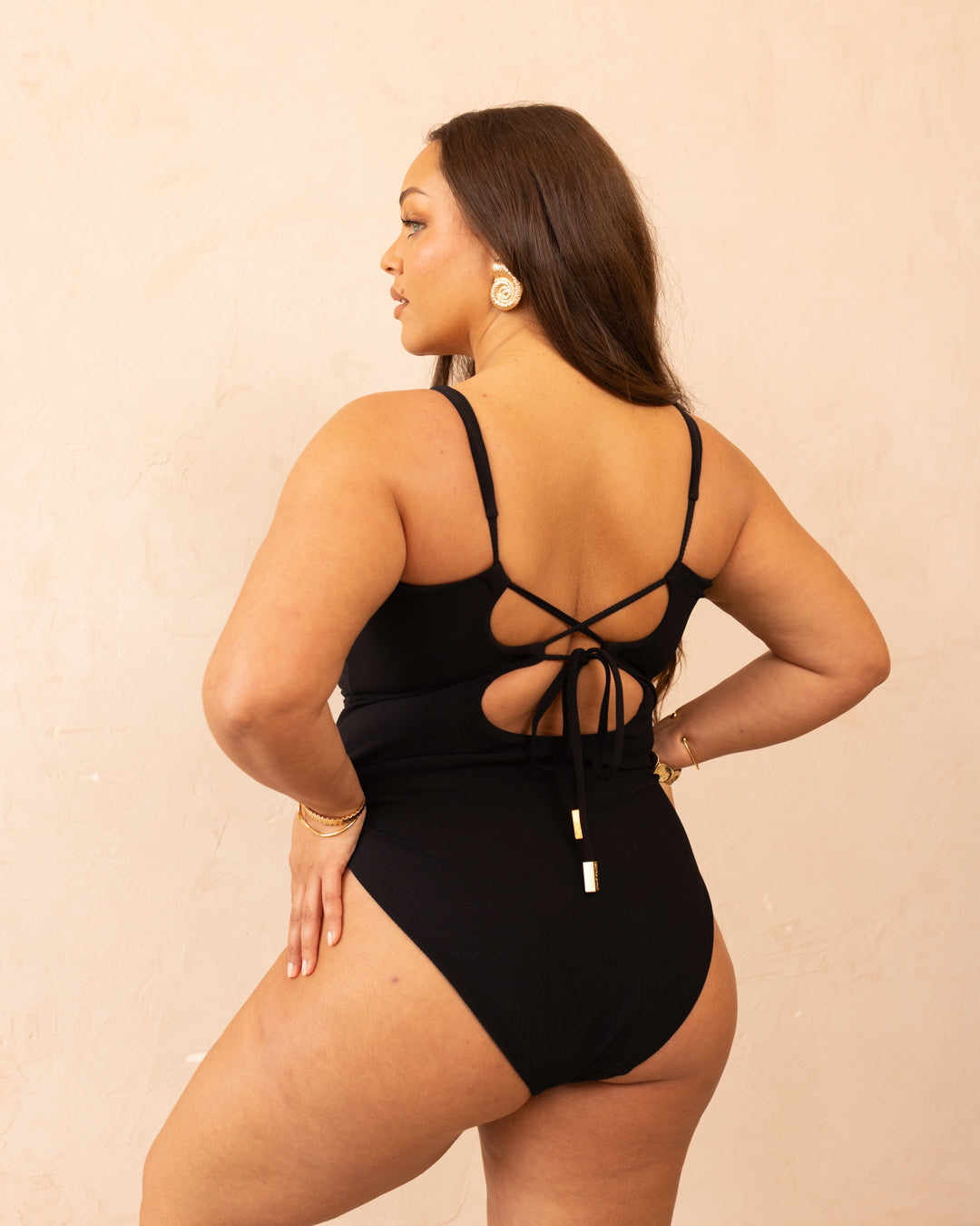 Varadero Sculpt One-piece - Noir Rib