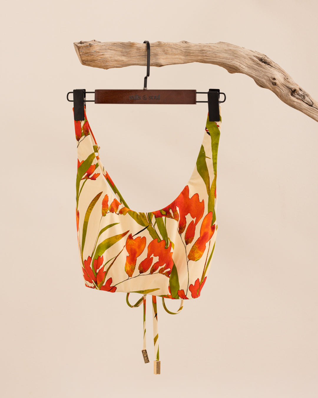 Dassia Sculpt Fuller Bust Bra Top - Botanical Print