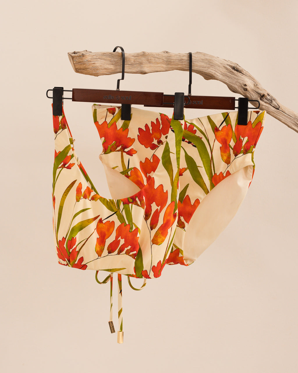 Dassia Sculpt Fuller Bust Bra Top - Botanical Print