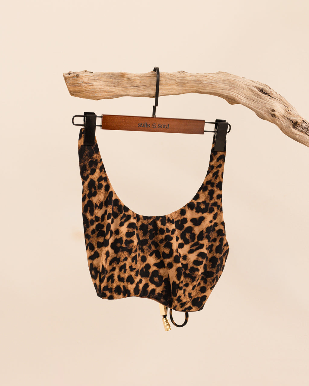 Dassia Sculpt Fuller Bust Bra Top - Leopard Print