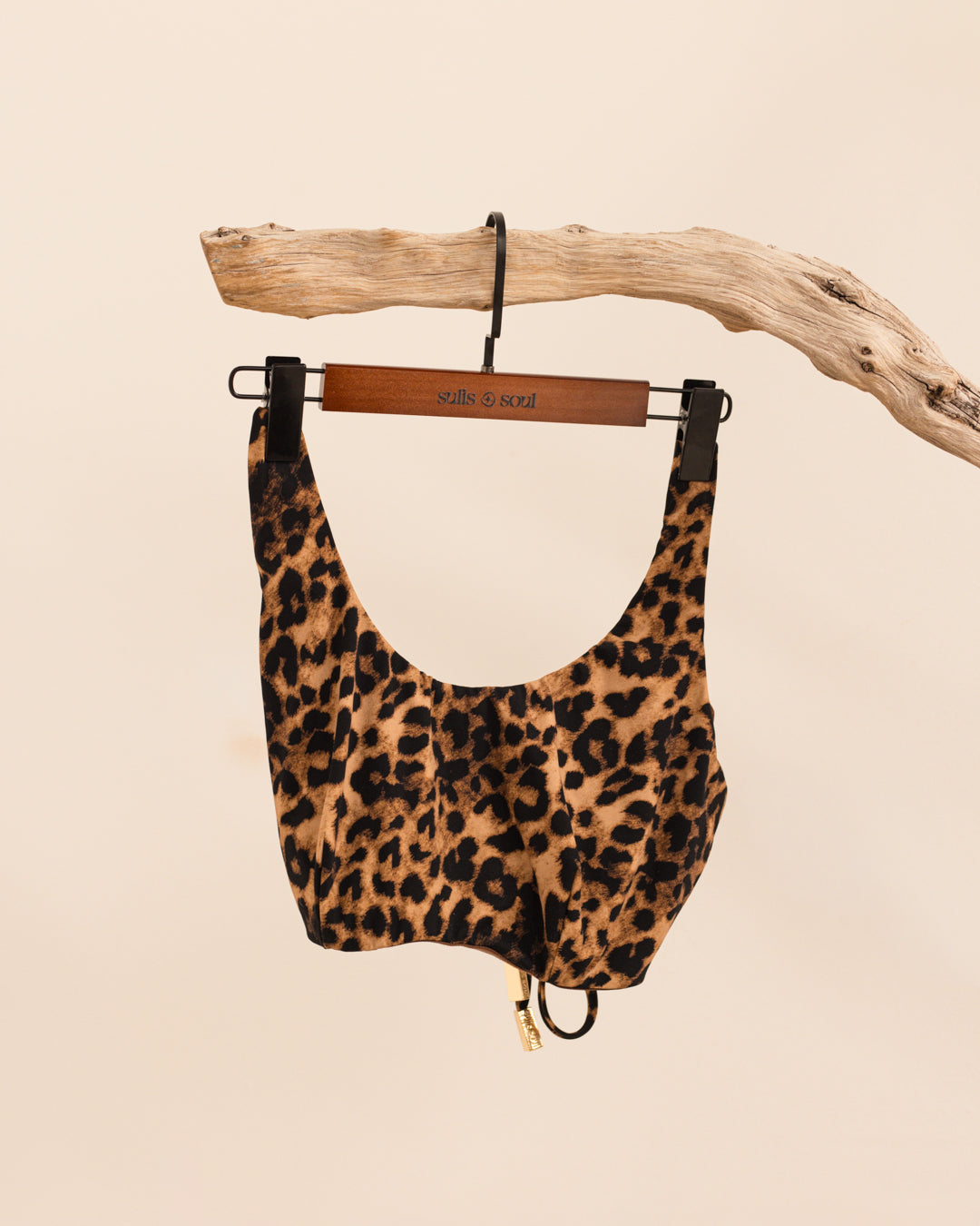 Dassia Sculpt Fuller Bust Bra Top - Leopard Print