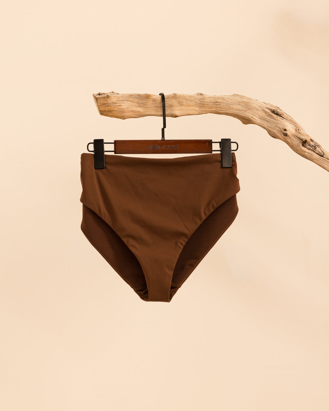 High Leg Brief Bottom - Chocolate