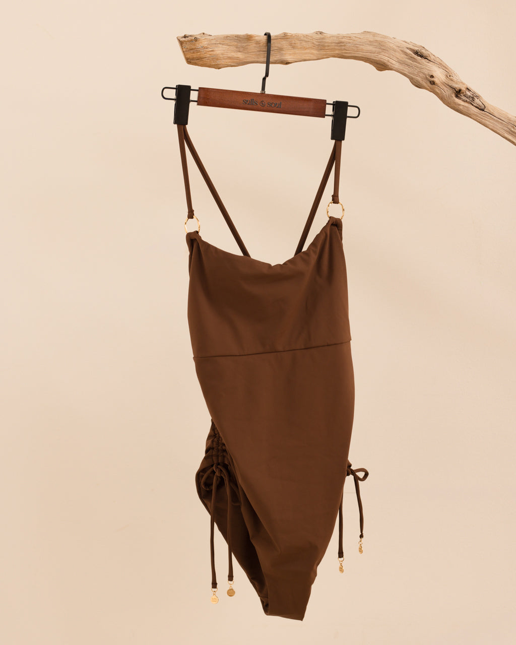 Alcudia Sculpt One-piece - Chocolate